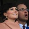 Le prince William et sa femme Kate Middleton, duchesse de Cambridge, ont assisté au festival de Cheltenham, le 15 mars 2013.