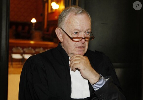 Maitre Olivier Metzner, avocat dans l'affaire Bettencourt, à la cour d'appel du Palais de Justice de Bordeaux le 28 juin 2011
