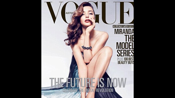 Miranda Kerr : Sculpturale et enjouée pour un shooting en Vogue