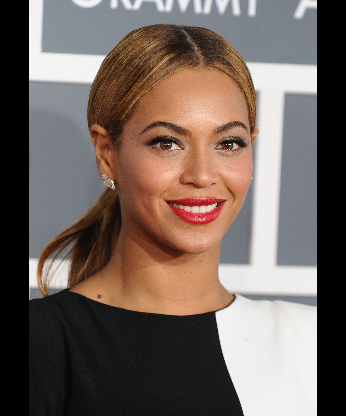 Photo : Beyoncé lors des Grammy Awards à Los Angeles, le 10 février ...