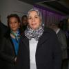 Latifa Ibn Ziaten, la mère d'un des soldats tués par Mohammed Merah lors de la soirée des parrains et marraines de l'association SOS Racisme au restaut Elysée Palace à PAris le 18 mars 2013