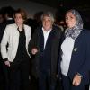 Caroline Fourest, Michel Boujenah et Latifa Ibn Ziaten lors de la soirée des parrains et marraines de l'association SOS Racisme au restaut Elysée Palace à PAris le 18 mars 2013