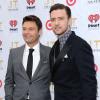 Ryan Seacrest et Justin Timberlake à la soirée iHeartRadio's en l'honneur de son nouvel album '20/20 Experience' présenté lors d'un live au théâtre El Rey à Los Angeles, le 18 mars 2013.