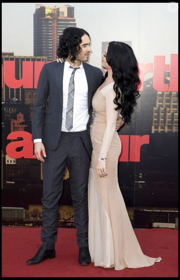 Russell Brand et Katy Perry à Londres, le 19 avril 2011.