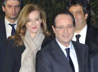 François Hollande avec Valérie Trierweiler et Anne Sinclair au dîner du Crif