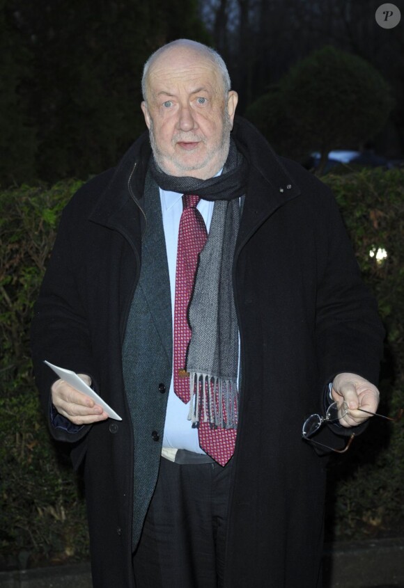 Andre Rossinot lors du 28eme dîner annuel du Crif au Pavillon d'Armenonville à Paris le 20 mars 2013.
