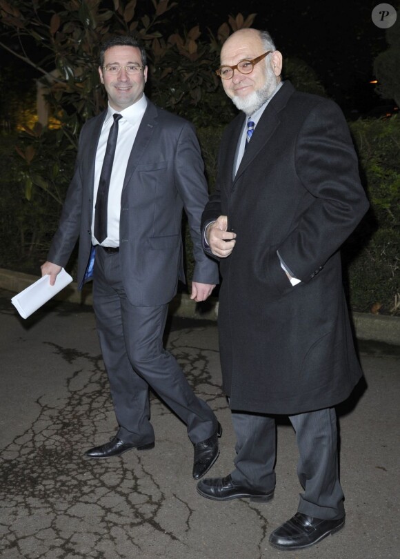 Robert Hue lors du 28eme dîner annuel du Crif au Pavillon d'Armenonville à Paris le 20 mars 2013.