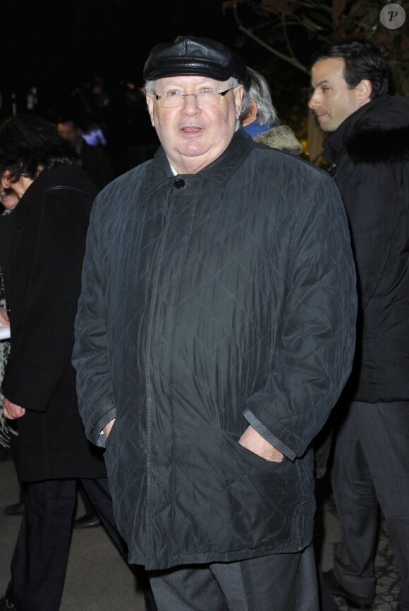 Serge Klarsfeld lors du 28eme dîner annuel du Crif au Pavillon d'Armenonville à Paris le 20 mars 2013.