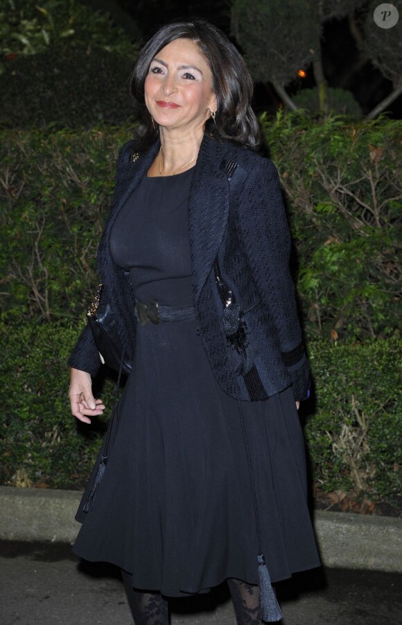 Nicole Guedj lors du 28eme dîner annuel du Crif au Pavillon d'Armenonville à Paris le 20 mars 2013.