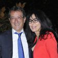 Francois Lamy et Yamina Benguigui lors du 28eme dîner annuel du Crif au Pavillon d'Armenonville à Paris le 20 mars 2013.