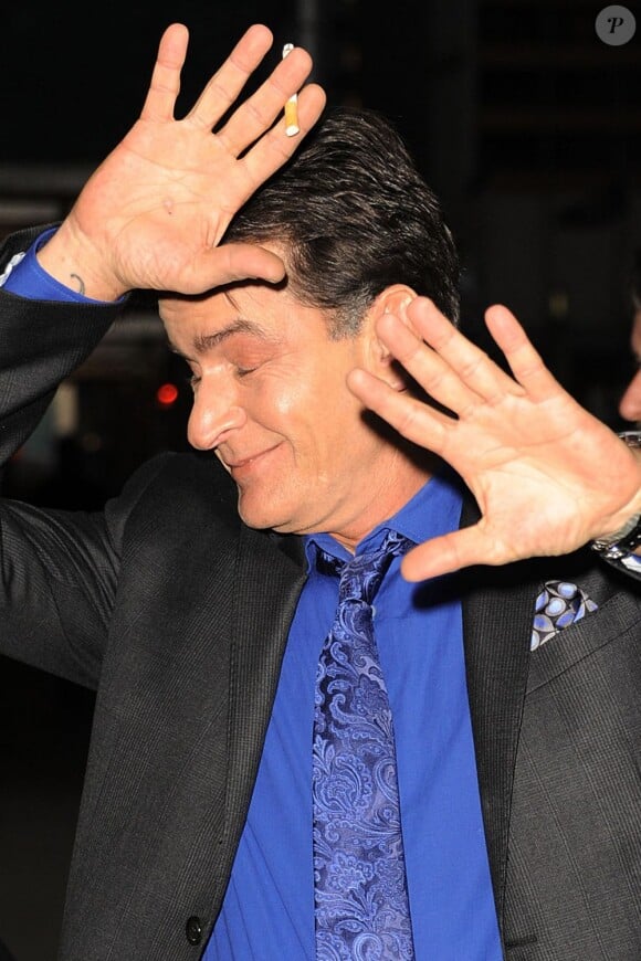 L'acteur Charlie Sheen, le 14 janvier 2013 à New York.