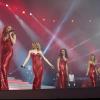 Les Girls Aloud font la fête à Manchester après le dernier concert de leur tournée "TEN", le mercredi 20 mars 2013.