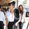 Kim Kardashian et une amie arrivent au restautant Il Pastaio à Beverly Hills. Le 21 mars 2013.