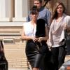 Kim Kardashian quitte le centre commercial Barney's New York à Beverly Hills. Le 21 mars 2013.