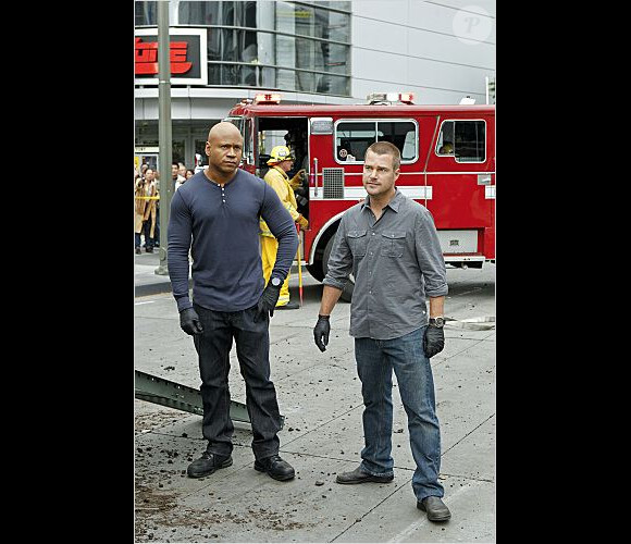 Les comédiens Chris O'Donnell et LL Cool J, héros de NCIS : Los Angeles