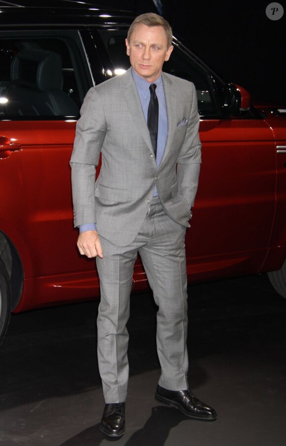 Daniel Craig pendant le Salon de l'auto de New York le 26 mars 2013.
