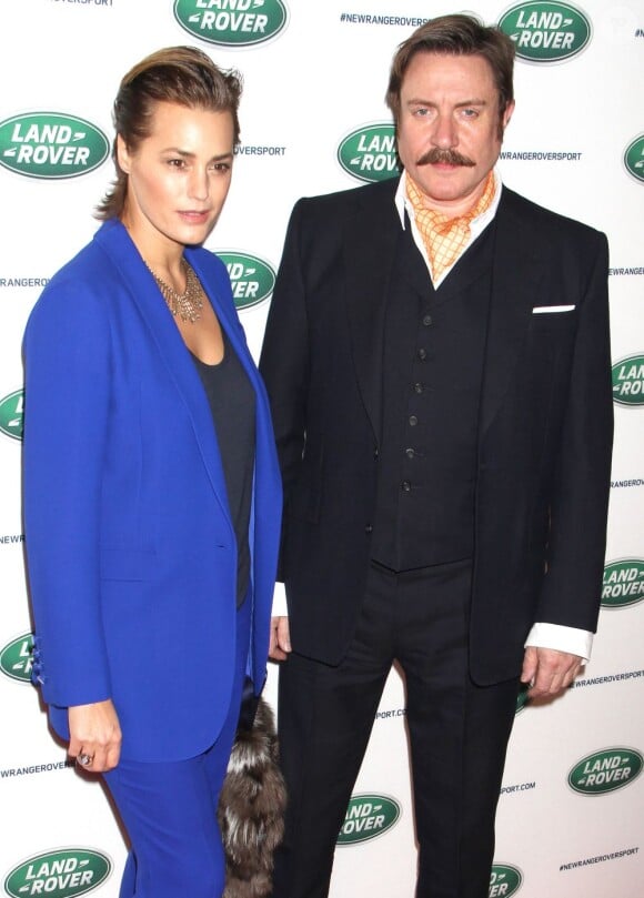 Yasmin LeBon et Simon LeBon au Salon de l'auto de New York le 26 mars 2013.