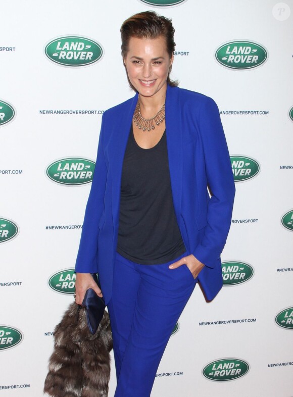 Yasmin Le Bon lors du Salon de l'automobile de New York, le 26 mars 2013.