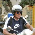 L'ex-prof de sport de la Star Academy sur TF1 Tiburce Darou à Saint-Tropez le 17 août 2005.