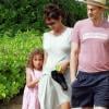 Olivier Martinez, Halle Berry, et sa fille Nahla en vacances sur une plage d'Hawaï le 27 mars 2013.