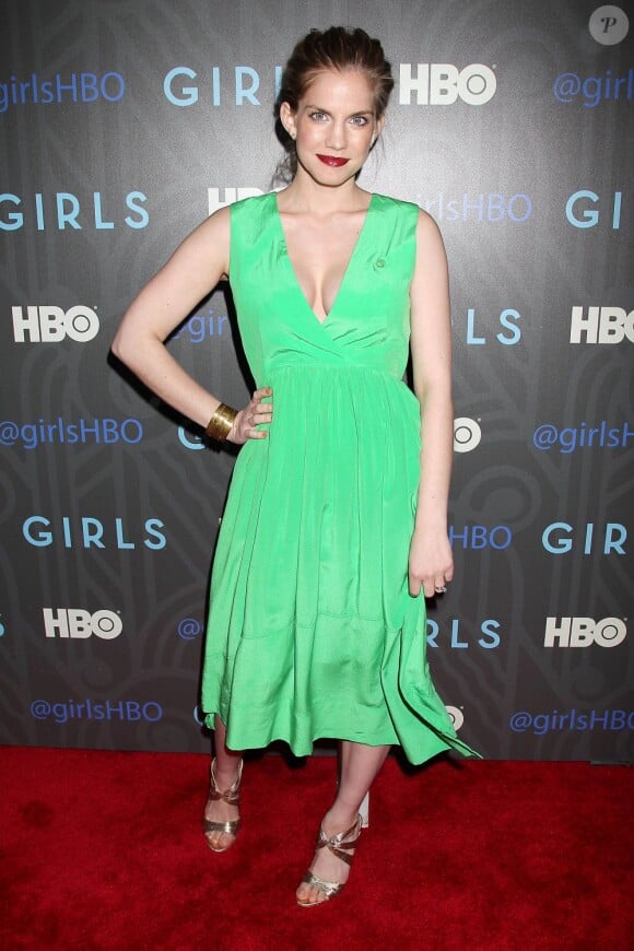 Anna Chlumsky à la première de la saison 2 de Girls à New York, le 9 janvier 2013.