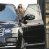 Jessica Simpson enceinte fait du shopping chez Chanel à Los Angeles le 28 mars 2013.