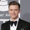 Justin Timberlake lors des Grammy Awards à Los Angeles, le 10 février 2013.