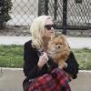 Gwen Stefani, maman rayonnante et apaisée au cours d'une journée dans un parc du quartier de Brentwood avec mari et enfants. Los Angeles, le 30 mars 2013.