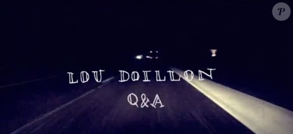 Image extraite du clip "Questions & Answers" de Lou Doillon, avril 2013.