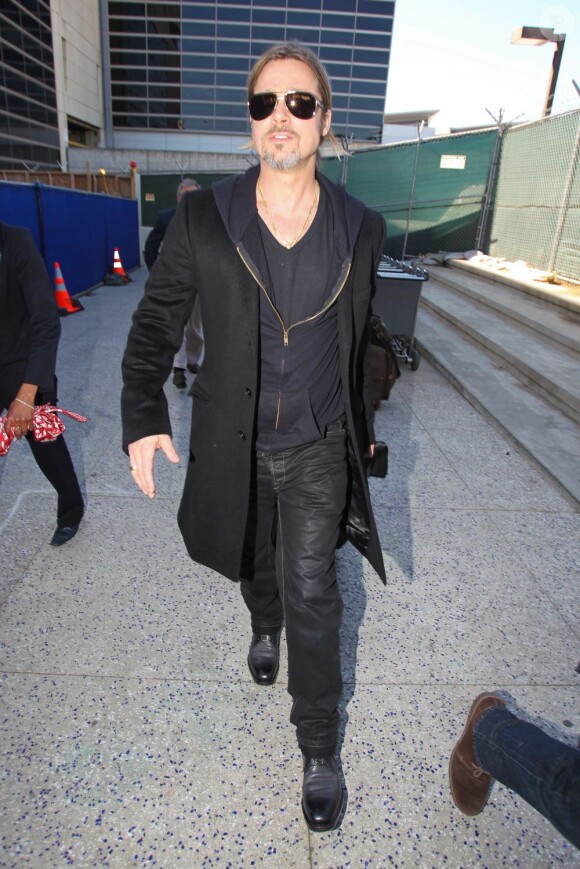 Brad Pitt à Los Angeles, le 10 mars 2013.