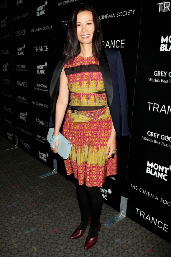 Wendi Murdoch à la première de Trance à New York, le 2 avril 2013.