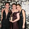 Lena Dunham, Allison Williams et Zosia Mamet à la soirée HBO après le triomphe de "Girls" aux Golden Globes, à Los Angeles le 13 janvier 2013.