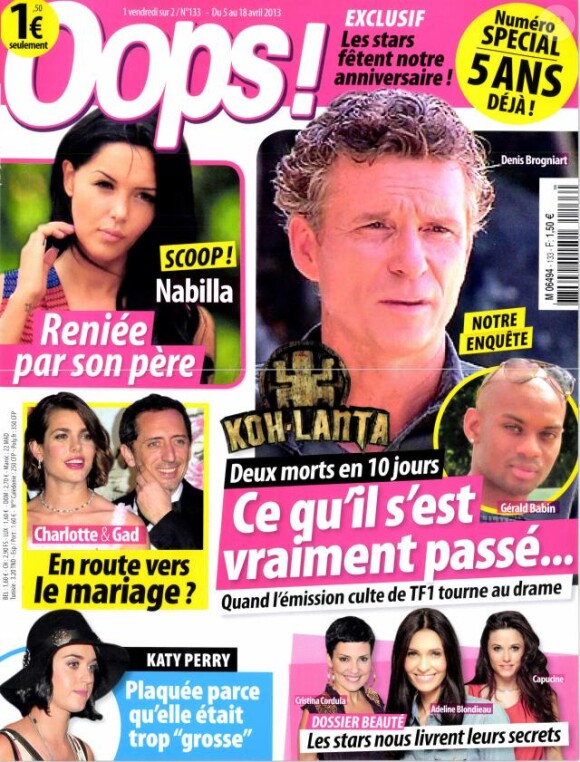 Bernard Minet des Musclés s'est confié au magazine Oops, en kiosques le 5 avril 2013.