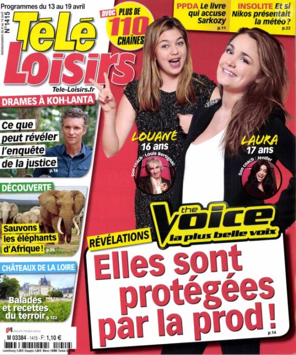 Le magazine Télé Loisirs du 8 avril 2013