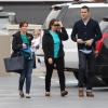 Exclu - Reese Witherspoon et son mari Jim Toth, ainsi que leur fils Tennessee sont allés déjeuner avec des amis à Nashville, le 30 mars 2013.
