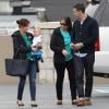 Exclu - Reese Witherspoon de sortie dans les rues de Nashville avec son mari Jim Toth et leur fils Tennessee, le 30 mars 2013.