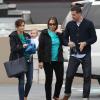 Exclu - Reese Witherspoon et son mari Jim Toth, ainsi que leur fils Tennessee sont allés déjeuner avec des amis à Nashville, le 30 mars 2013.