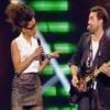 Audrey Pulvar et Florent Mothe - Ça (c'est vraiment toi) - à l'occasion de "Tout la télé chante" pour le Sidaction, programme diffusé le 6 avril 2013 sur France 2.