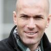Zinédine Zidane au domaine du Haillan à Bordeaux le 11 avril 2013 où il suit un stage en vue de l'obtention de son diplôme d'entraîneur.