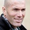 Zinédine Zidane de retour au domaine du Haillan à Bordeaux le 11 avril 2013 où il suit un stage en vue de l'obtention de son diplôme d'entraîneur.