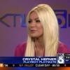 Crystal Hefner sur la chaîne KTLA, le 11 avril 2013.