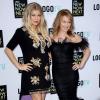 Fergie et Kylie Minogue lors des NewNowNext awards, le 13 avril 2013 à Los Angeles.
