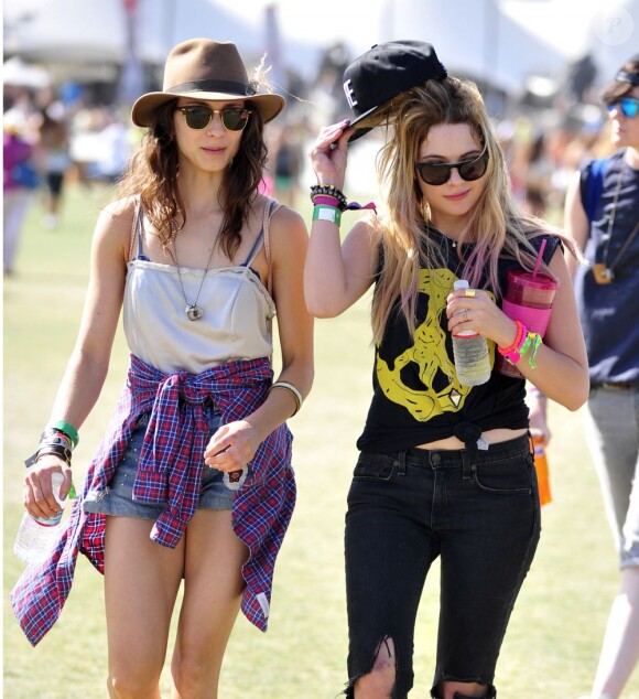 Ashley Benson au 3e jour du Festival de musique de Coachella à Indio le 14 avril 2013.
