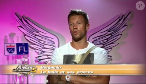 Benjamin dans Les Anges de la télé-réalité 5 sur NRJ 12 le lundi 15 avril 2013