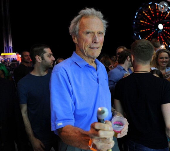 Clint Eastwood au Festival de Coachella, à Indio en Californie, le 13 avril 2013.