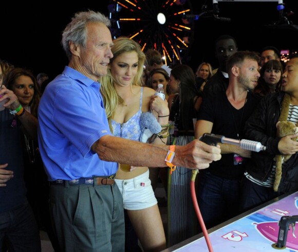 Clint Eastwood au Festival de musique de Coachella à Indio en Californie, le 13 avril 2013.