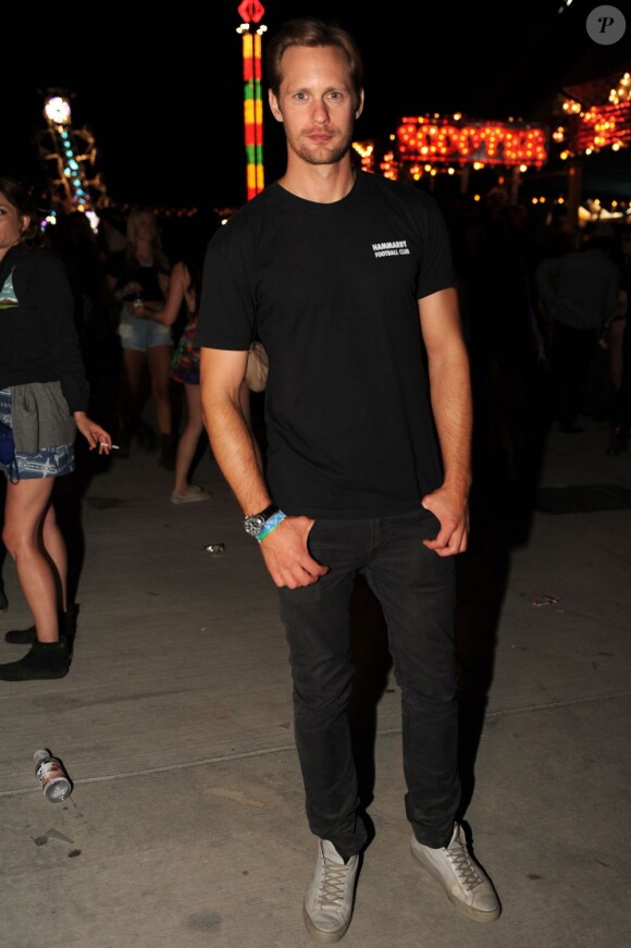 Alexander Skarsgard au Festival de musique de Coachella à Indio en Californie, le 13 avril 2013.