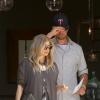 Fergie, enceinte, et son mari Josh Duhamel dans les rues de West Hollywood, le 16 avril 2013.