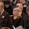 Amanda Thatcher, petite-fille de Margaret Thatcher, a fait une lecture impressionnante d'un extrait des Evangiles lors des obsèques de sa grand-mère, la Dame de fer, en la cathédrale St Paul de Londres le 17 avril 2013.