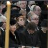 Sarah Ferguson, duchesse d'York, lors des funérailles de Margaret Thatcher, célébrées le 17 avril 2013 en la cathédrale St Paul de Londres.